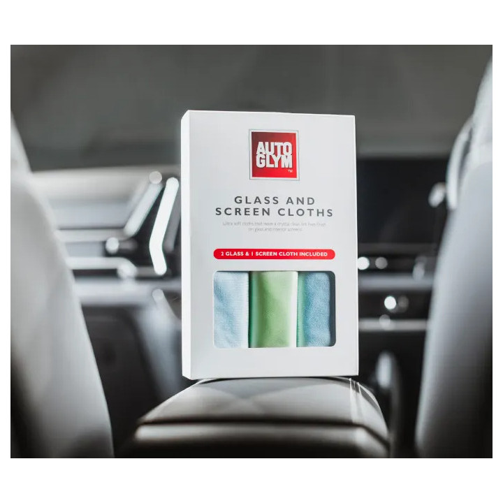 Autoglym Glass and Screen Cloths – üveg- és kijelzőtisztító kendők